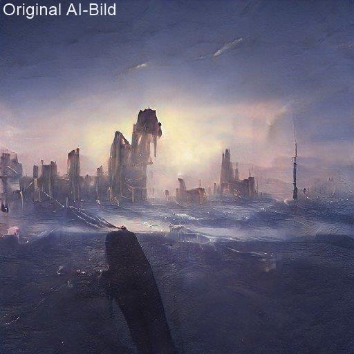 Hiker crossing a rocky stream